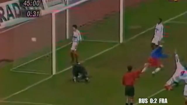 Отборочный матч ЧЕ 2000  Россия   Франция