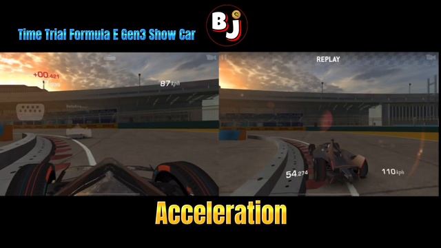 Real Racing 3 Formula E Time Trial Competition Berlin - Braking & Acceleration Point