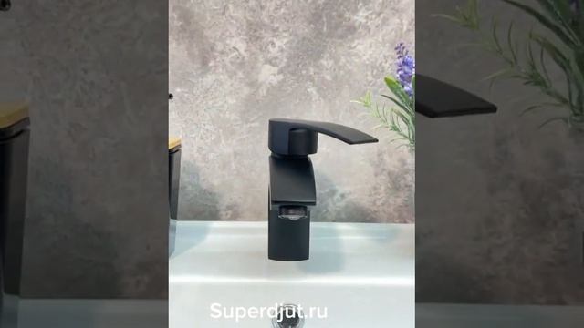 Смеситель для умывальника Hansen H10009 латунь, черный