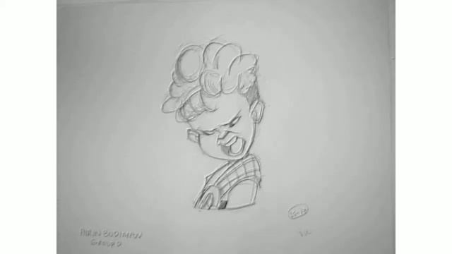 Brave Triplets Pencil Test