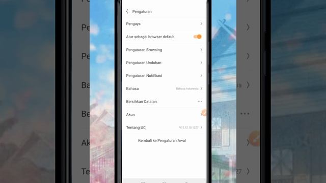 Cara Atur UC Mini Browser Sebagai Browser Utama Di Hp Android