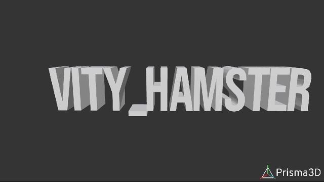 Vitya Hamster заставка моего канала