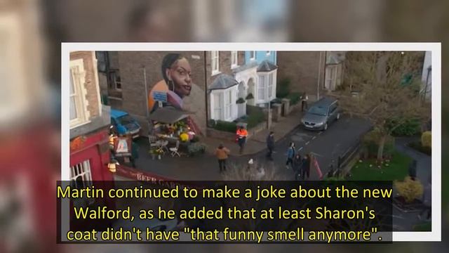 BBC Soap Characters Sharon And Martin Made An On-air Quip About The New Look Albert Square