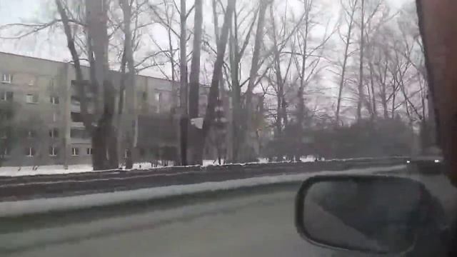 PASSING THROUGH THE CITY OF KEMEROVO.A TRIP BY CAR IN RUSSIA