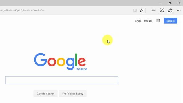 ตั้งค่า Microsoft Edge ให้ Search ด้วย Google