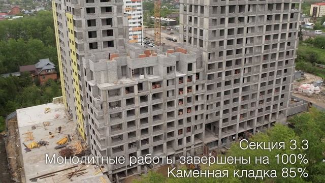 Ход строительства ГП-3 мкр-на «Чемпионский», июль 2022