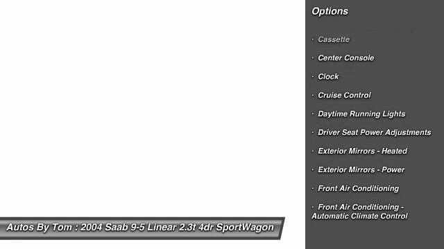 2004 Saab 9-5 Linear 2.3t 4dr SportWagon Largo FL 33778