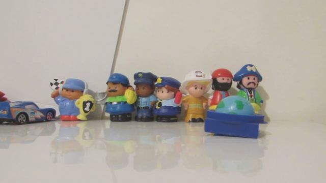 Us Playing With SAFARI LTD TOOB Under The Water  Pack, CARS 2 And LITTLE PEOPLE Set