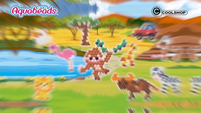 Aquabeads Box Of Fun Safari  Mega-boksen Hobbyboks Safari Dansk TV Spot