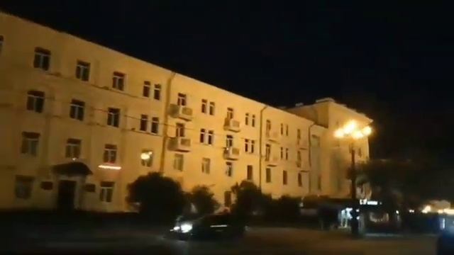 Ночной Хабаровск.