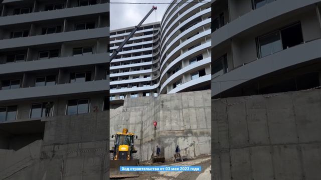 Ход строительства Ramada By Wyndham Sochi от 03 мая 2023 года