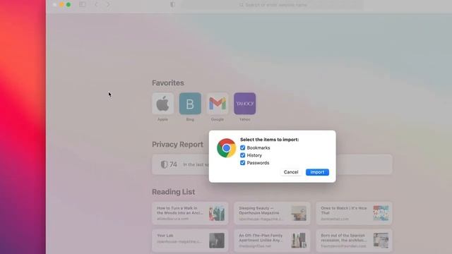 How To Import Bookmarks, History, And Passwords To Safari From Chrome On Your Mac — Apple Support
