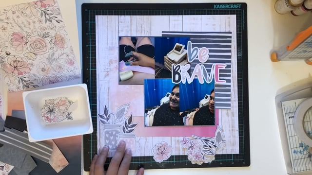 Be Brave | 12x12 Process Video | Katie