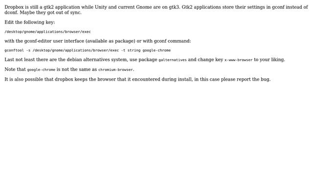 Is There A Way To Stop Dropbox From Opening Firefox As Its Default When Viewing The Dropbox...