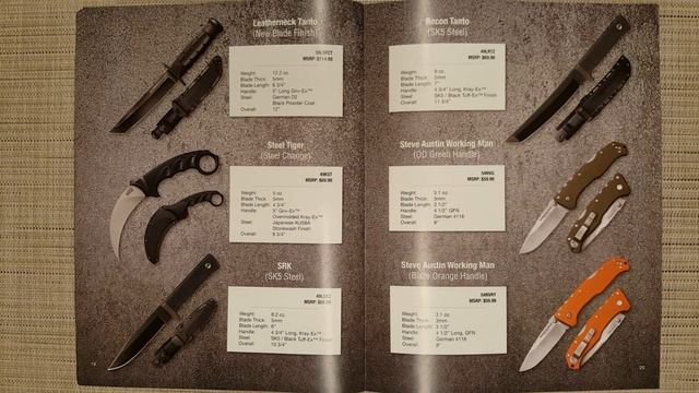Обзор COLD STEEL 2017 New Product Catalog