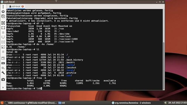 00 Linux Test Video - Commandline