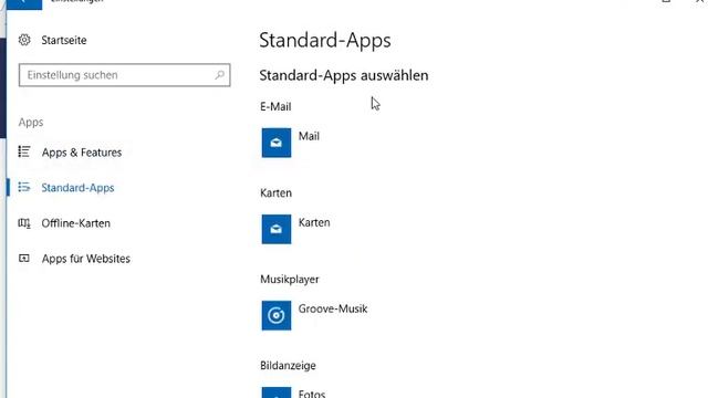 Levato.de | Standardapps / Standardprogramme Einstellen Und ändern