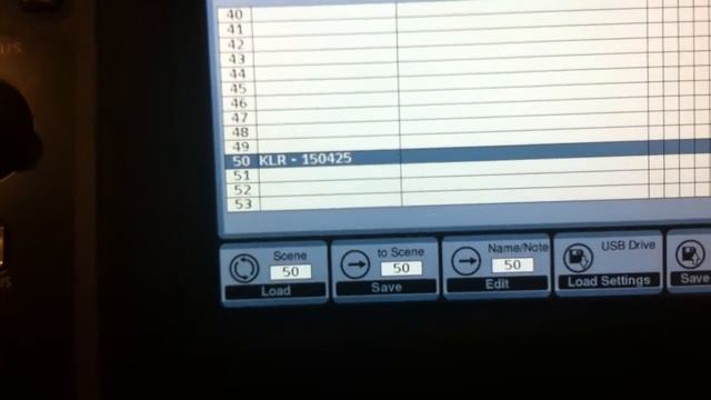01 - Behringer X32 - VIDEO - 150425-01 - Initializing The Console - Save To A Scene