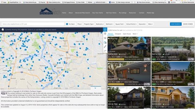 Svensson Realty A Custom Designed Real Estate Website Lead Generation Masterpiece