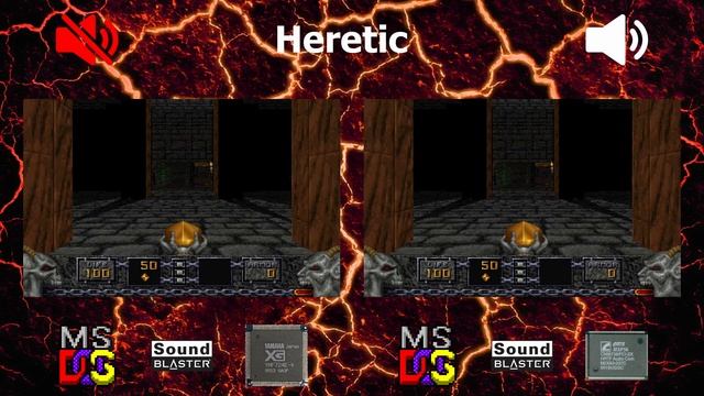 [OVM] Heretic (YMF724, OPL Vs CMI8738)