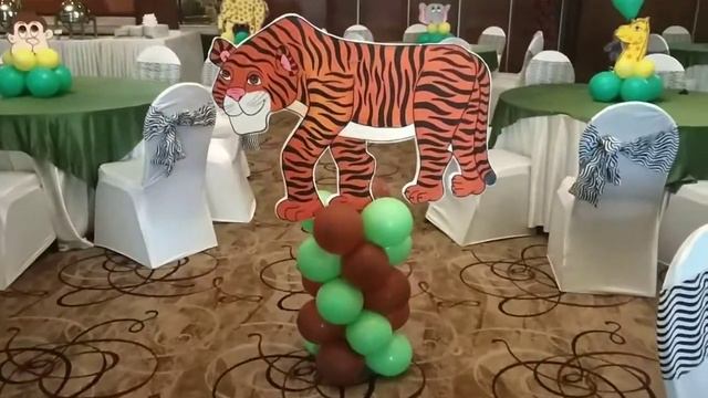 Wild Safari Theme Party Ideas | Jungle Theme Birthday Decorations At Home | Kids Birthday Planner