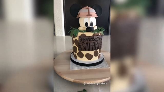 Let’s Put Together A Safari Mickey Cake!