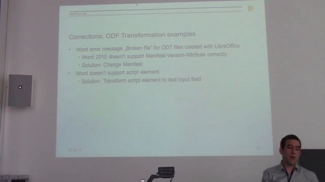 ODF And World In Practice (Alexander Mayer)