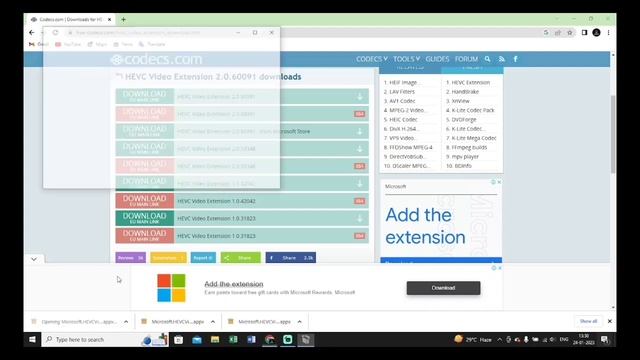Install HEVC For Free !!!