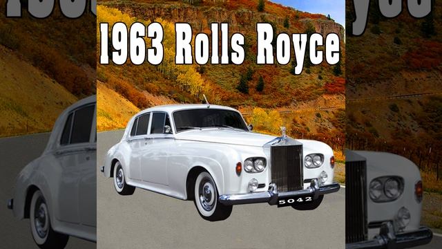 1963 Rolls Royce Approaches & Passes By Left To Right At A Medium Speed