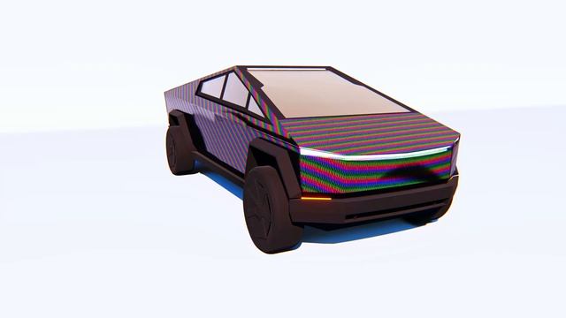 Tesla Cybertruck Disco Edition