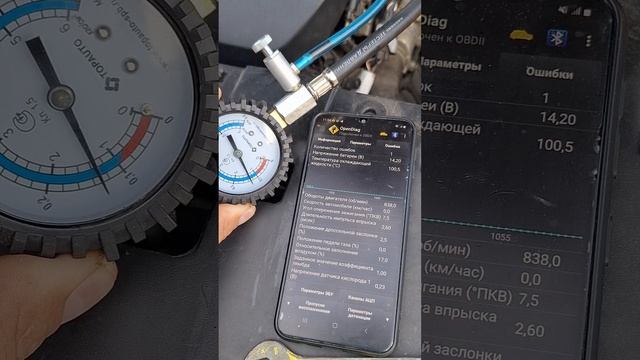 веста замер давления