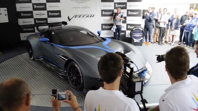 Aston Martin Vulcan Being Unvailed To The Public At Goodwood Festival Of Speed 26th June 2015
