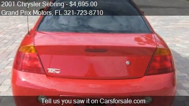 2001 Chrysler Sebring LXi 2dr Coupe for sale in Palm Bay, FL