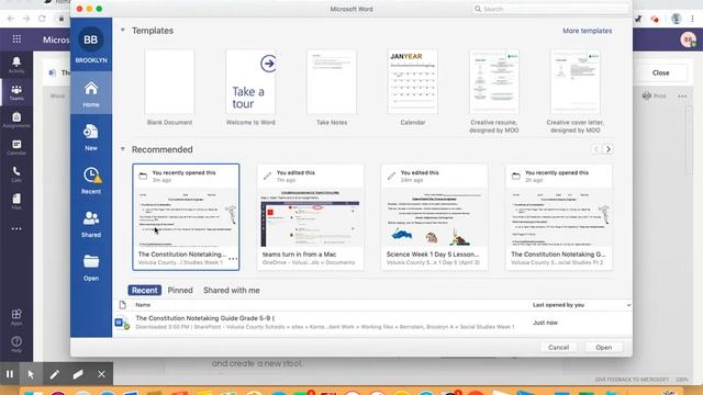Teams Assignments From MAC