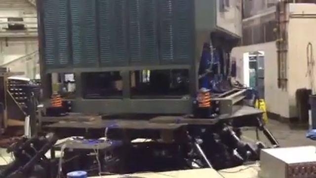 Испытание на сейсмостойкость чиллера ACDS от Dunham-Bush