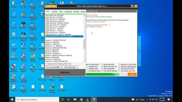 MTK Free 2022 Screen Lock Frp UNLOCK TOOL | Oppo Realme Huawei Infinix Tecno Nokia Samsung Frp Rese