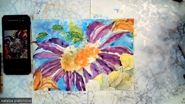 Графика + монотипия