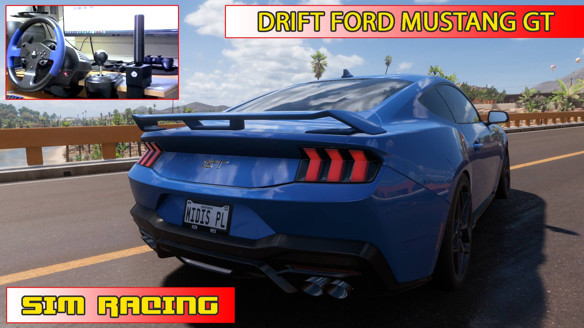 Форза 5 дрифт на руле | Ford Mustang GT 2024 | Forza Horizon 5 | Thrustmaster T150