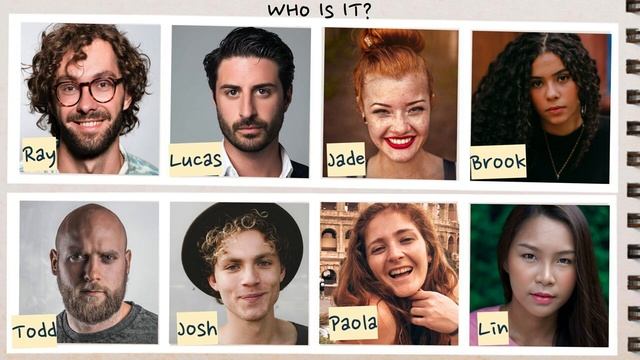 Describing People ~ Who Is It_ _ ESL Video