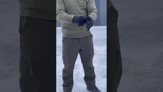 Штаны софтшелл зимние хаки