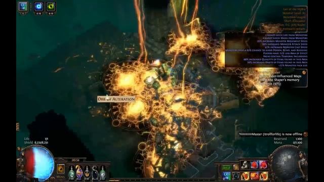 [PoE 3.3] Killing Hydra With Only Lightning Warp - CI Lightning Warp Traps Trickster