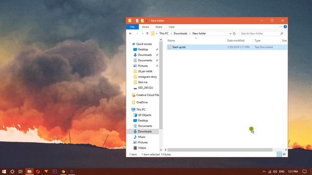 How To Open A File On Start Up In Windows 10