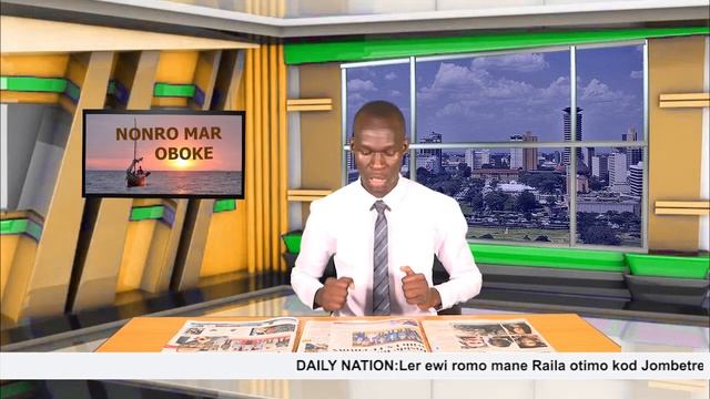 Lolwe TV Nonro mar Oboke (Newspaper Review 13th August 2021) Kod Chris Owino