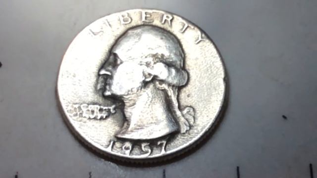 1957 Washington Quarter Double Error