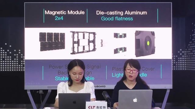 CLT LED Display Live Studio By Janine&Vera