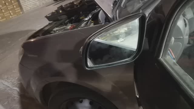 Установка зеркального элемента с подогревом. Ларгус ФЛ