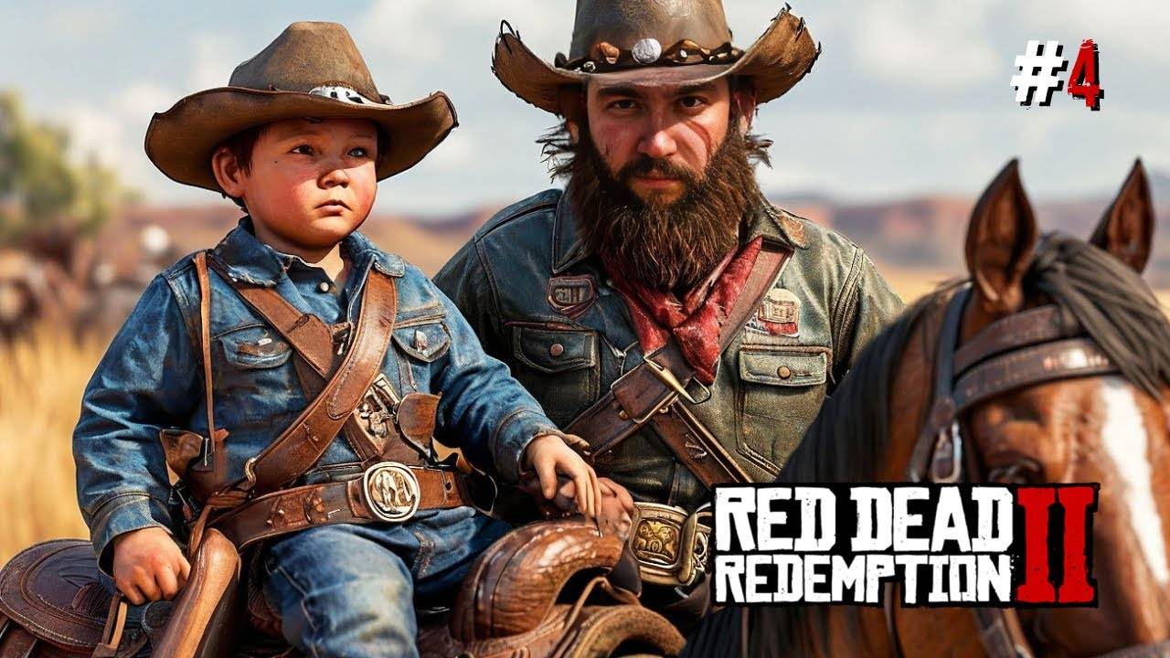 Спасаем пухлого ▷Red Dead Redemption 2 #4 [ЗАПИСЬ ПРОХОЖДЕНИЕ]
