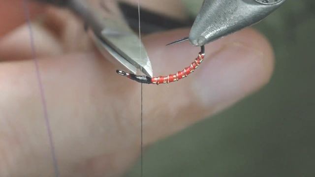 Tying A Buzzer Red Nymph - Fly Tying Tutorial