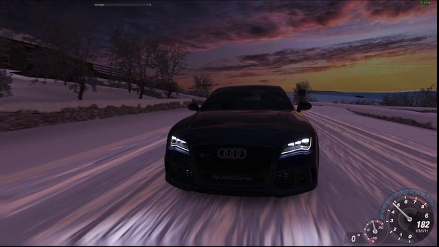 Обкатка снега ауди