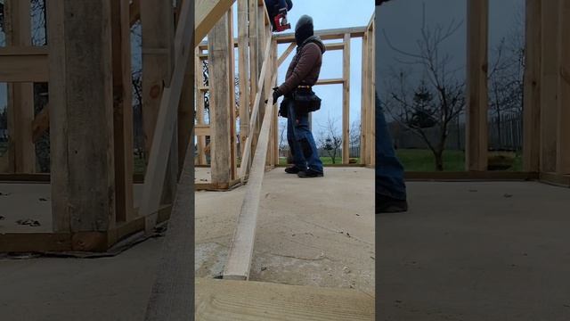 Баня 62м². Выравнивание и закрепление стен.